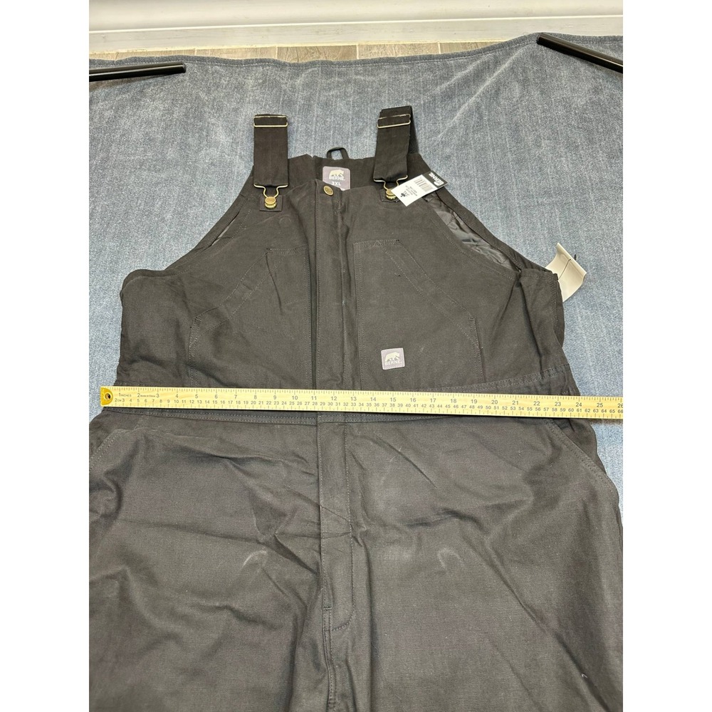 Berne Womens 3XL Regular Black Insulated Bib Overalls WB515BK Workwear New - Picture 11 of 13